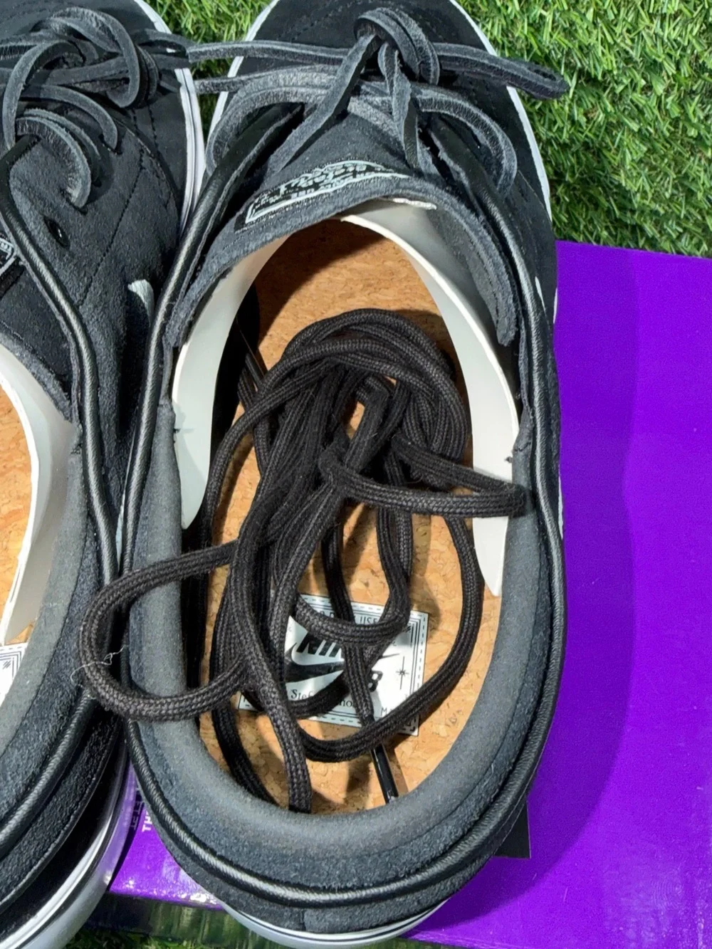 Men’s Size 9.5 - Nike SB Zoom Janoski OG+ 'Black White' FD6757-001 + Laces
